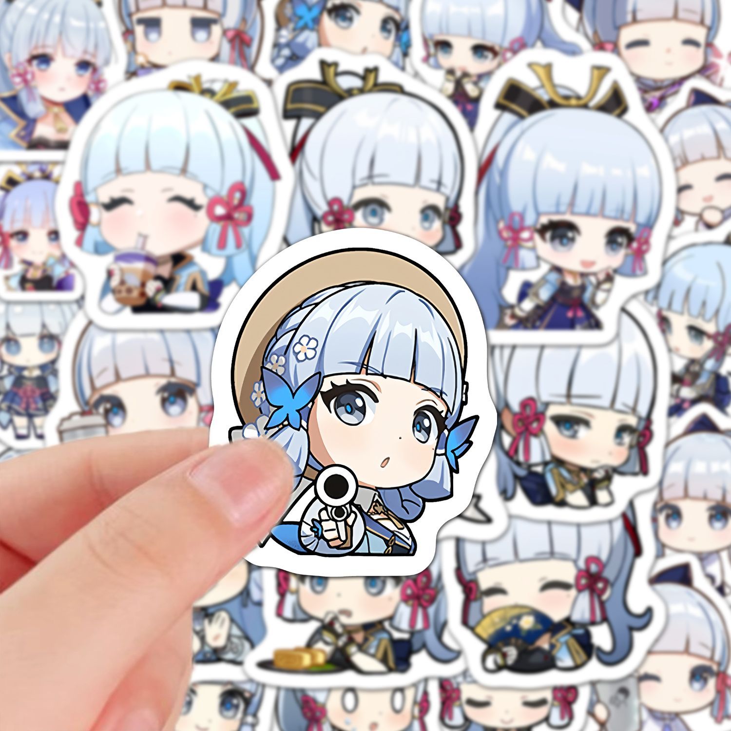 Laptop Accessory - Kamisato Ayaka 60Pcs Genshin Impact Anime