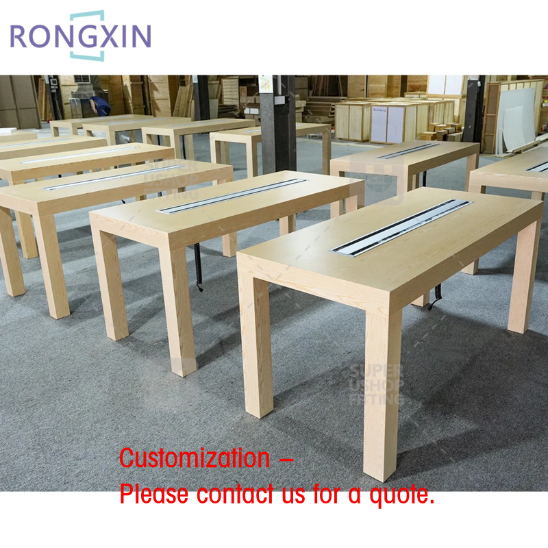 Laptop Accessories Table - custom.Custom Display Showcase Laptop Display Tables