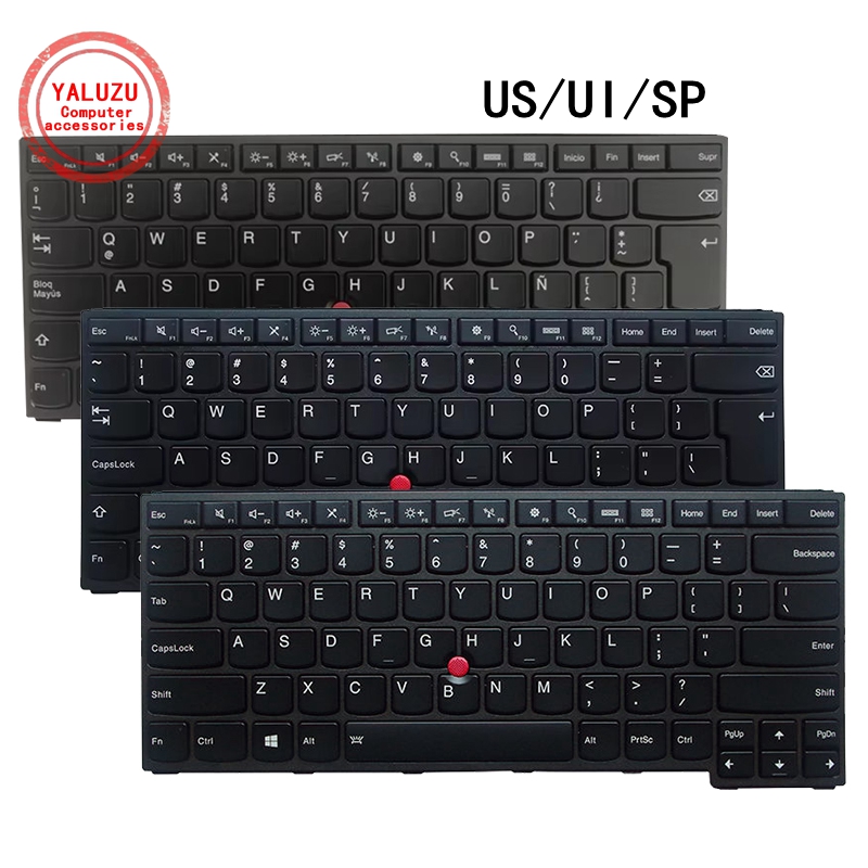 Yoga Laptop Accessories - US/UI/SP English/Spanish NEW Laptop Keyboard For
