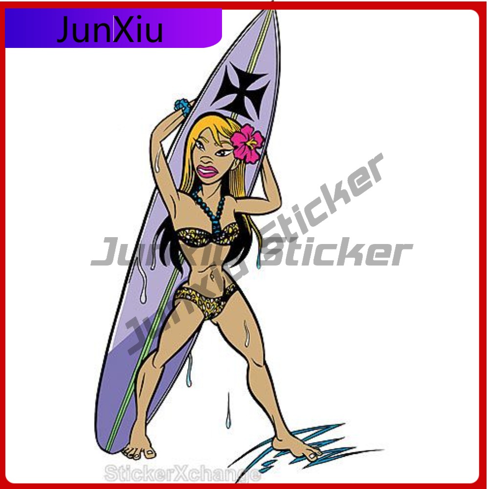 Laptop Accessories Best - Surfer Girl Sticker New Best Gift