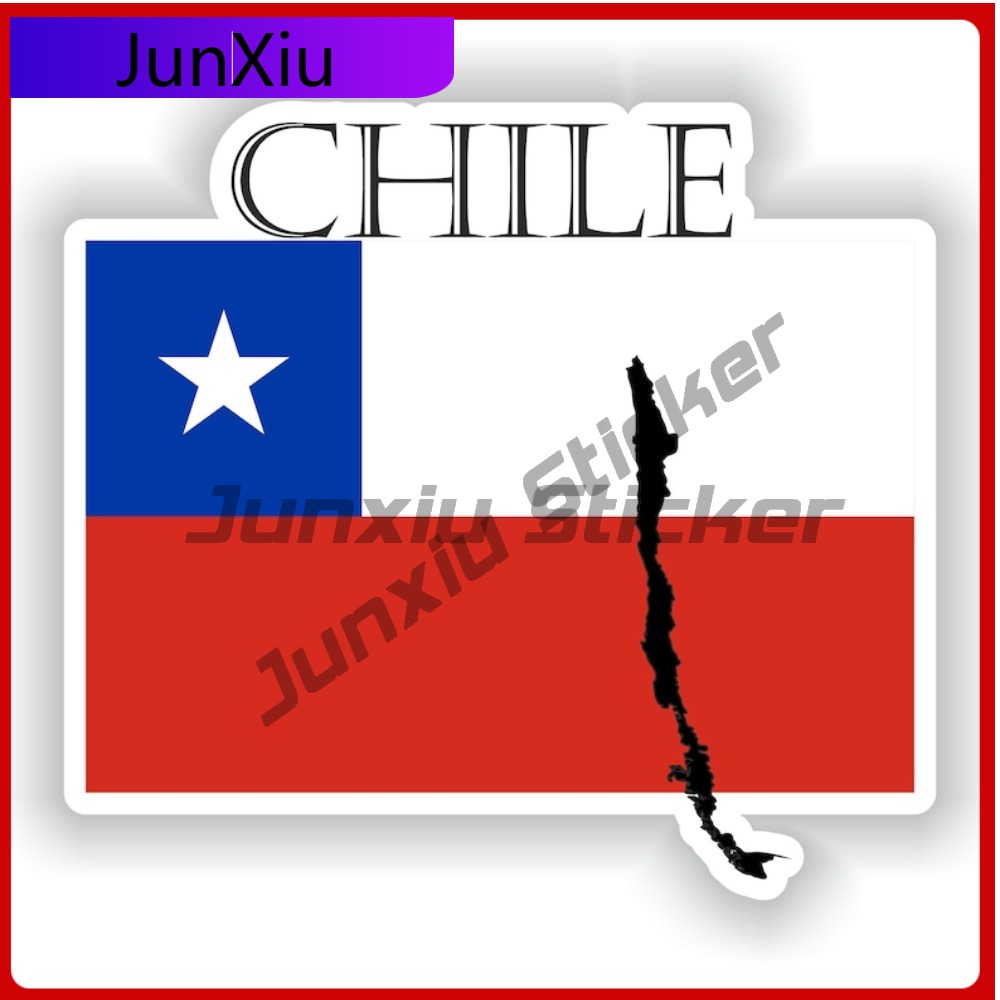 Laptop Unique Accessories - Chile Emblem Cute Truck Weatherproof Decal