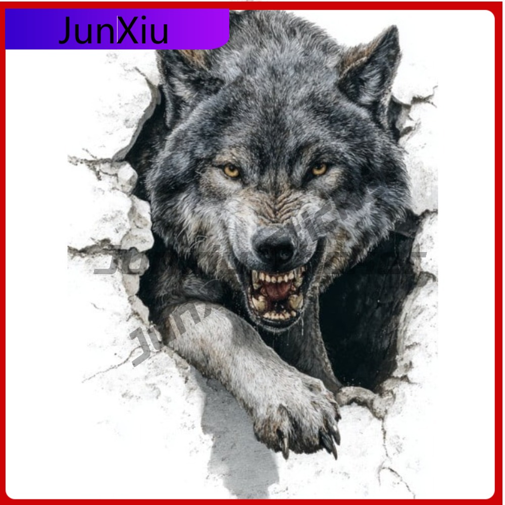 Howling Grey Wolf Peeking Aest - Laptop Unique Accessories review and price