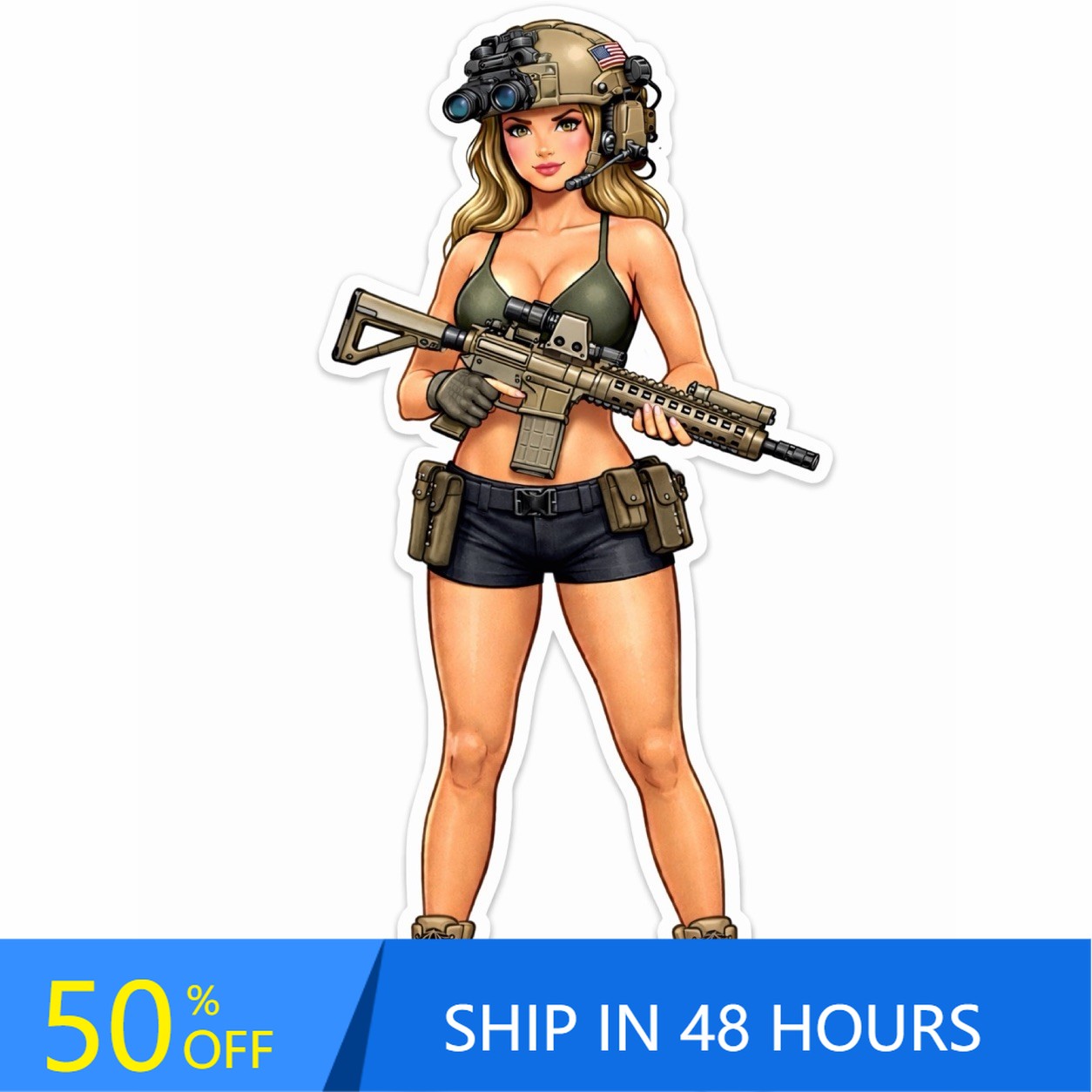 Girl in Bikini AR Cute Boat Ca - Laptop Unique Accessories review and price