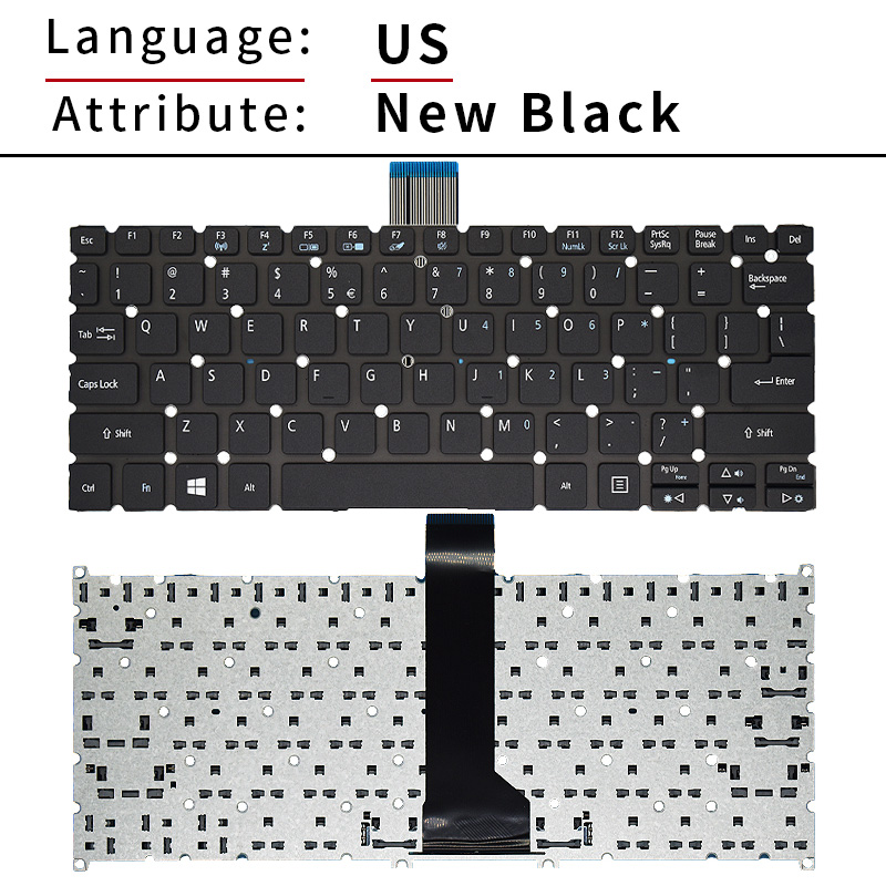 New US/English Laptop Keyboard - Laptop Accessories Acer review and price