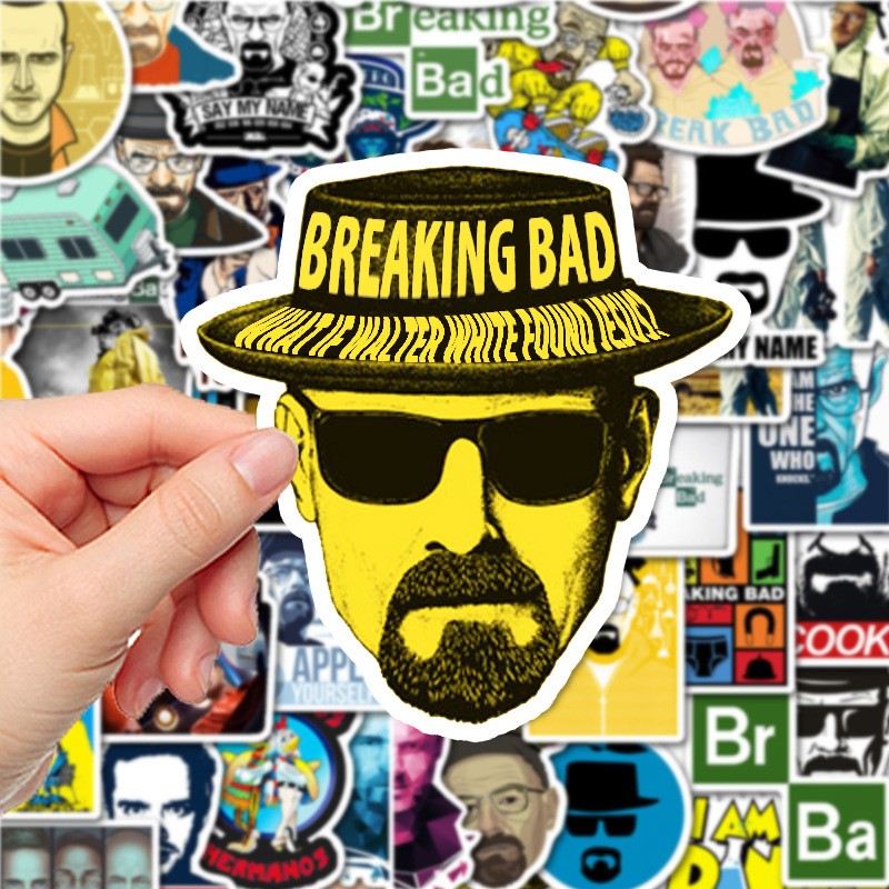 50pcs TV Show Breaking Bad Sti - Laptop Accessories Cool review and price