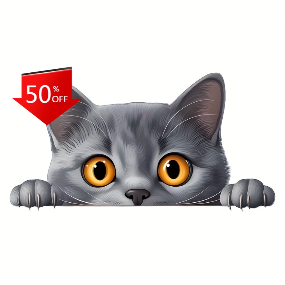 A Small Gray Cat Cute Car Lapt - Laptop Unique Accessories review and price