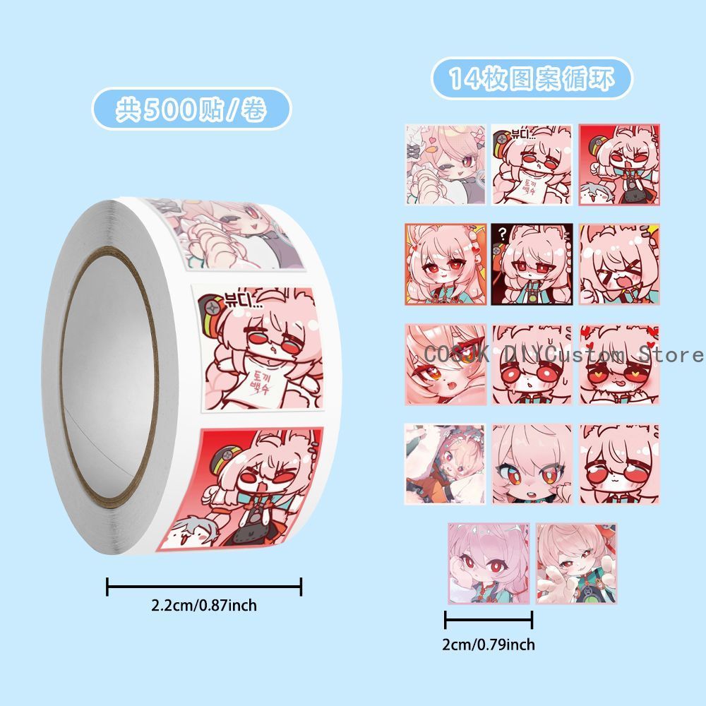 500Pc/Roll Anime Zenless Zone  - Laptop Accessories For Students review and price