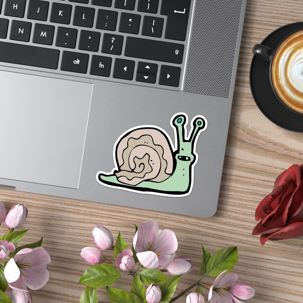 Cartoon Snail Vinyl Eye Catchi - Laptop Accessories Best review and price