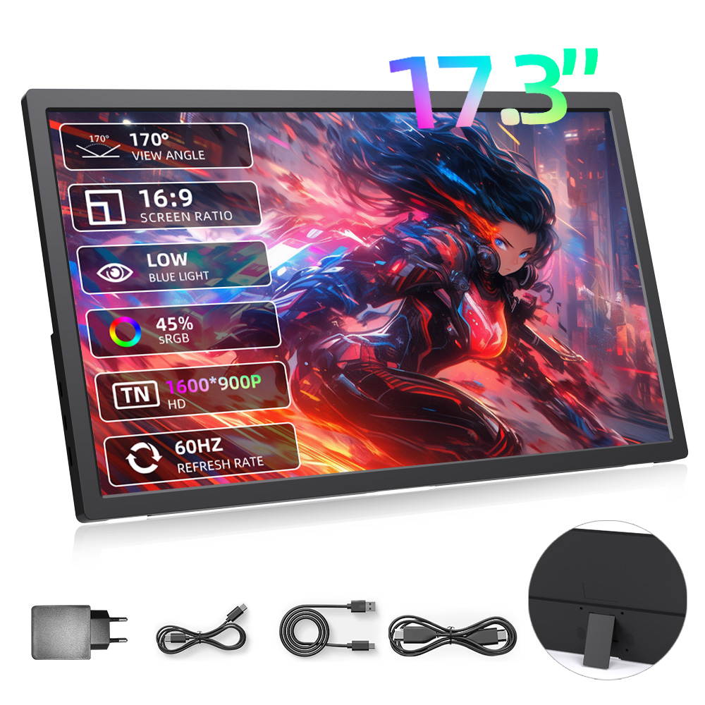 17.3 Inch Portable Monitor Gam - Xbox Laptop Accessories review and price