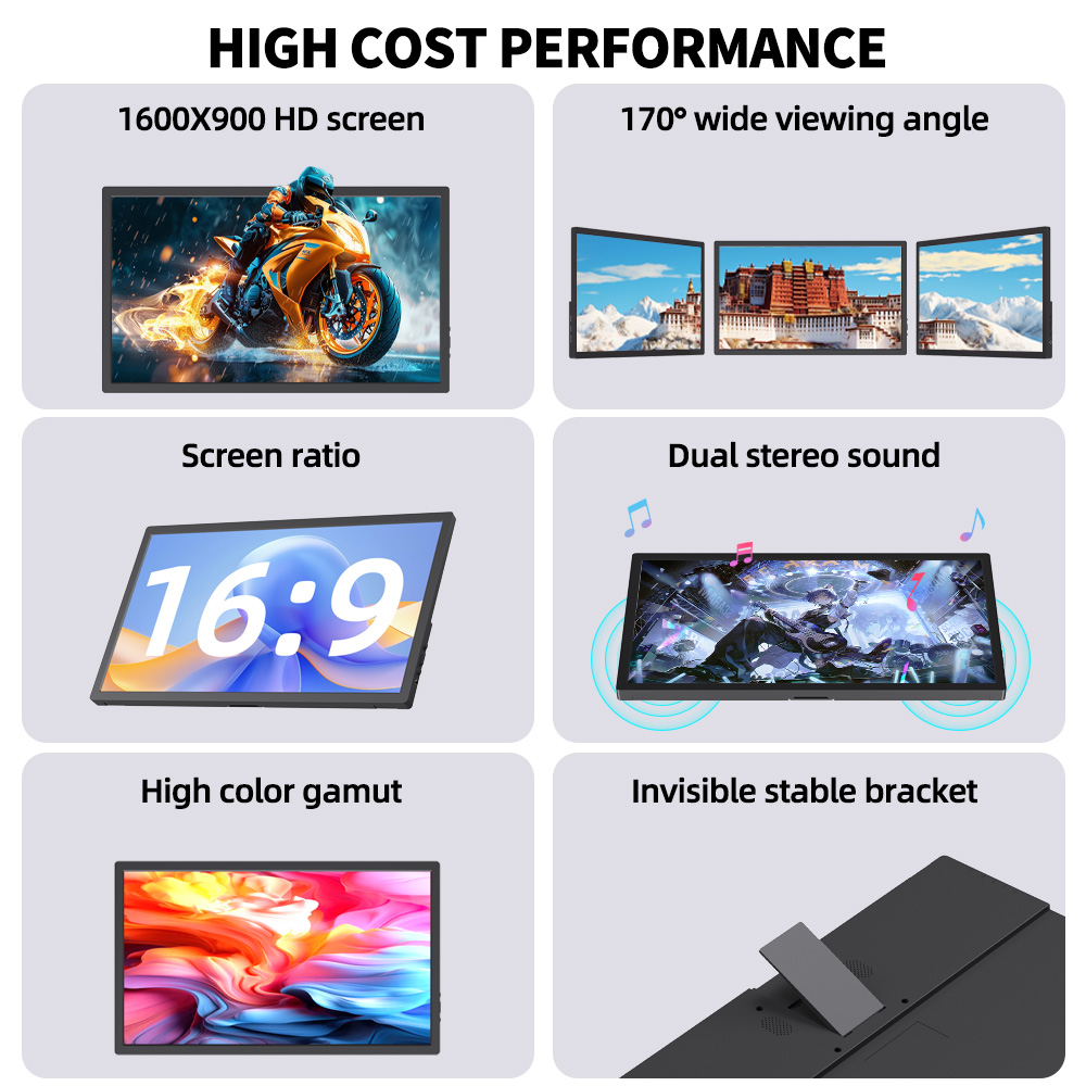 17.3 Inch Portable Monitor Gam - Xbox Laptop Accessories review and price