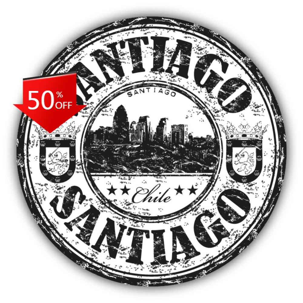 Santiago Chile Grunge Travel A - Laptop Unique Accessories review and price