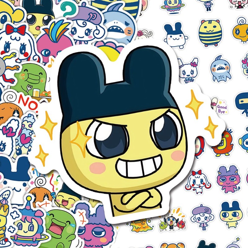 Japanese Tamagotchi Stickers E - Laptop Accessories Case review and price