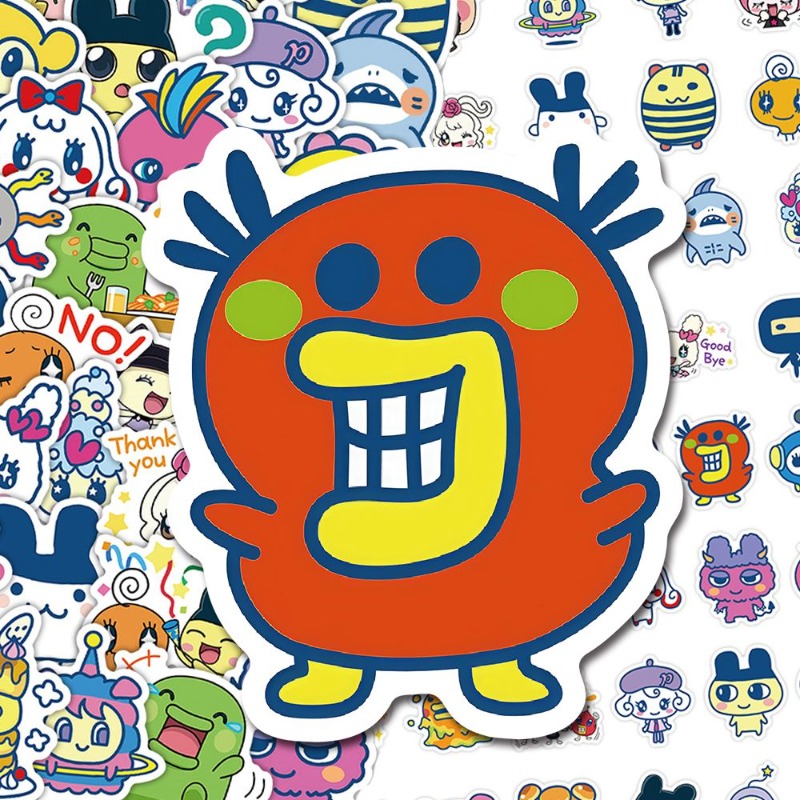 Japanese Tamagotchi Stickers E - Laptop Accessories Case review and price