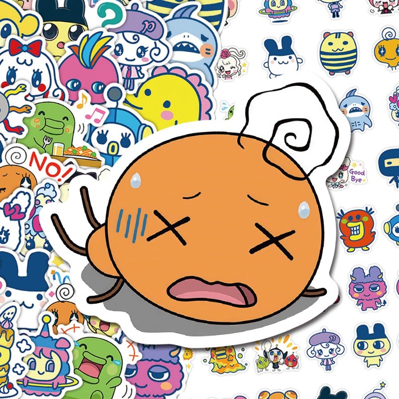 Japanese Tamagotchi Stickers E - Laptop Accessories Case review and price