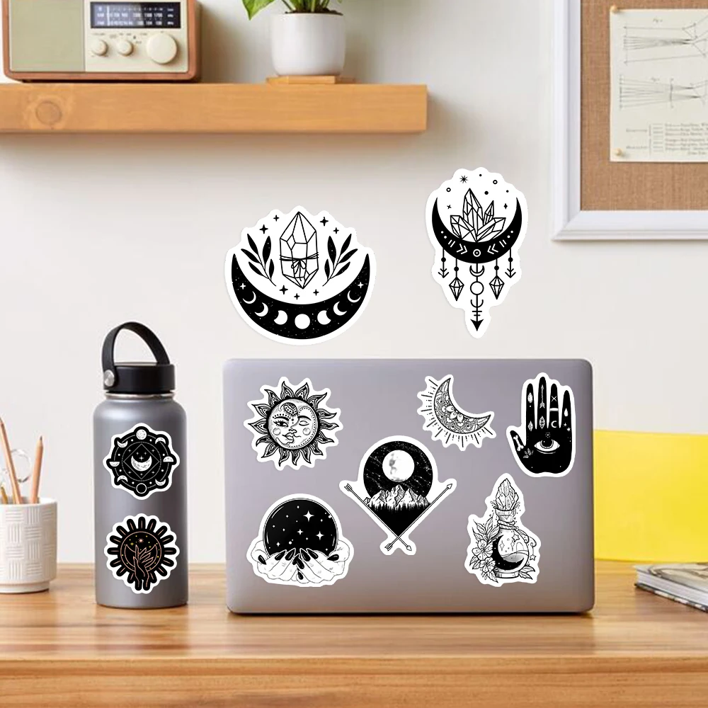 Cool Gothic Moon Aesthetic Sti - Laptop Accessories Cool review and price
