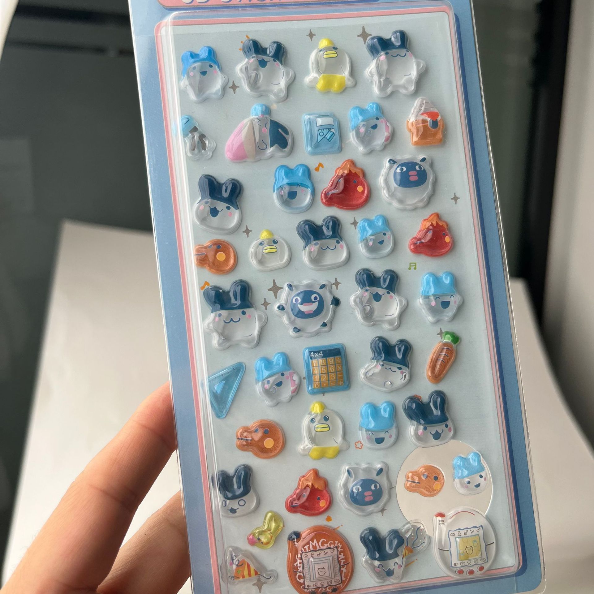 Cute Tamagotchi 3D Puffy Stick - Laptop Accessory review and price
