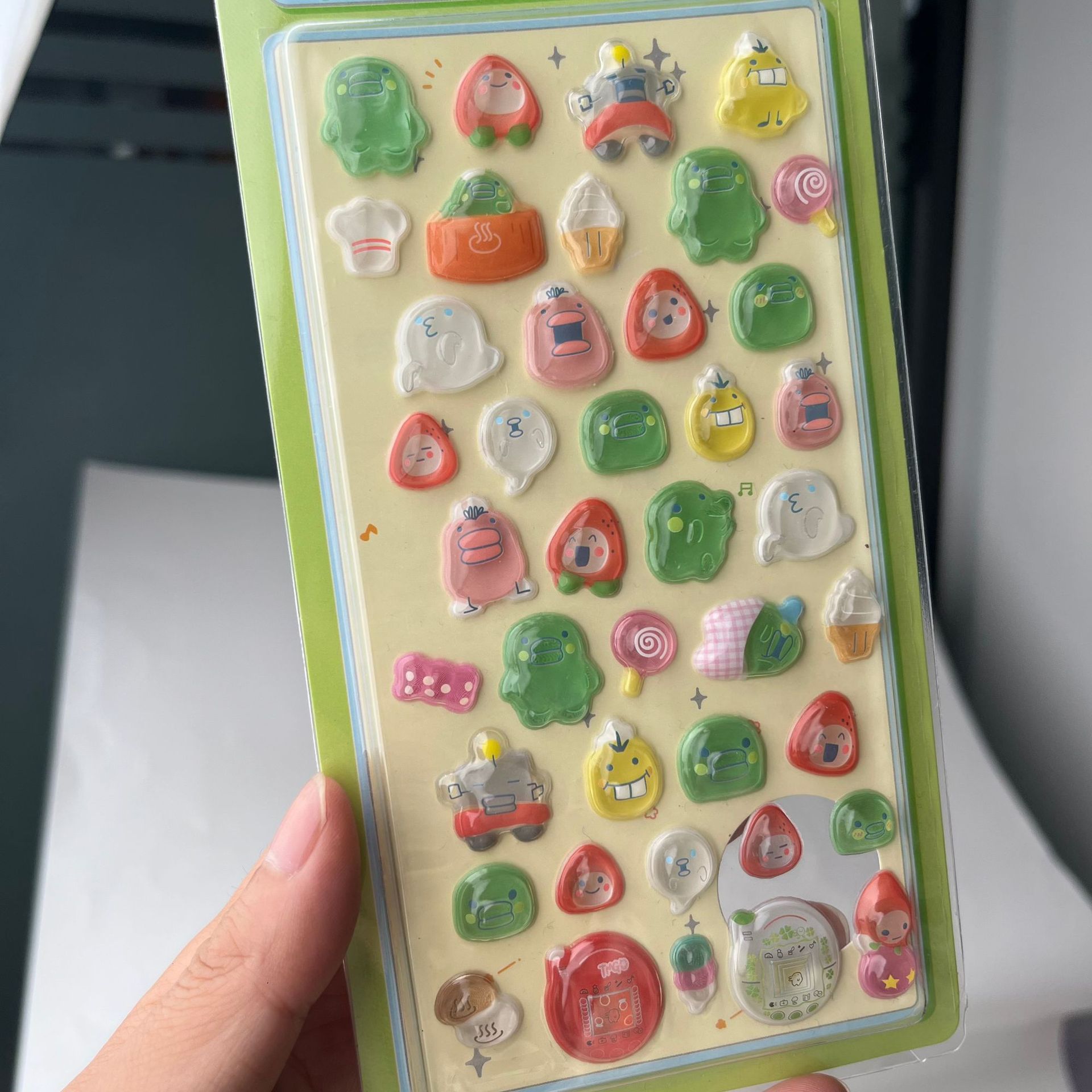 Cute Tamagotchi 3D Puffy Stick - Laptop Accessory review and price