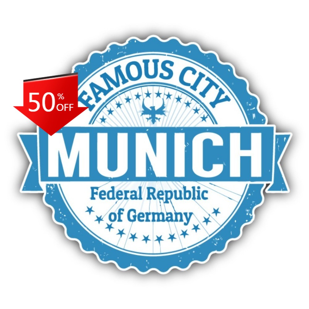 Munich City Germany Grunge Fun - Laptop Unique Accessories review and price