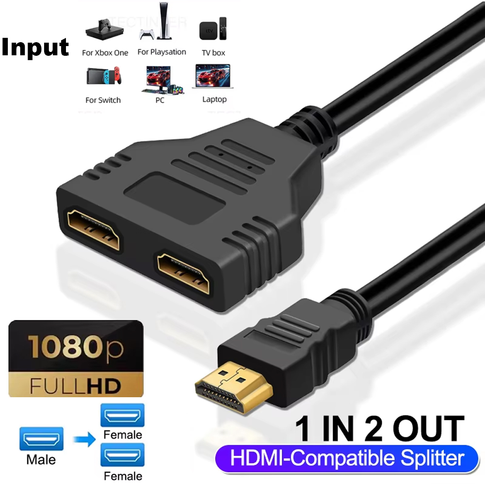 1080P 1 In 2 Out HDMI-compatib - Xbox Laptop Accessories review and price