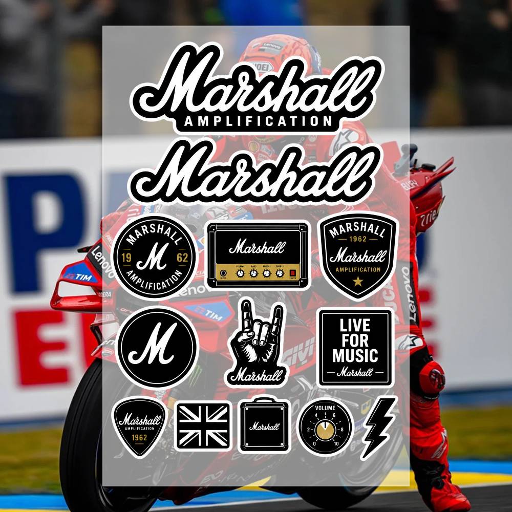 M-arshall Stickers Moto Sticke - Laptop Accessories Ideas review and price