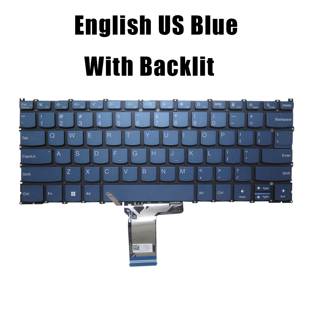 US/SW Grey/Blue Laptop Keyboar - Yoga Laptop Accessories review and price